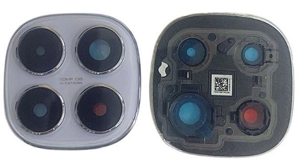 Xiaomi Redmi Note 14 Pro 5G lens jaoks camera koos frame Lavender Lilla ORG