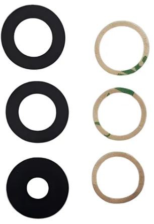 Samsung A165 A16 4G/A166 A16 5G lens jaoks camera Must (only lens 3pcs) ORG