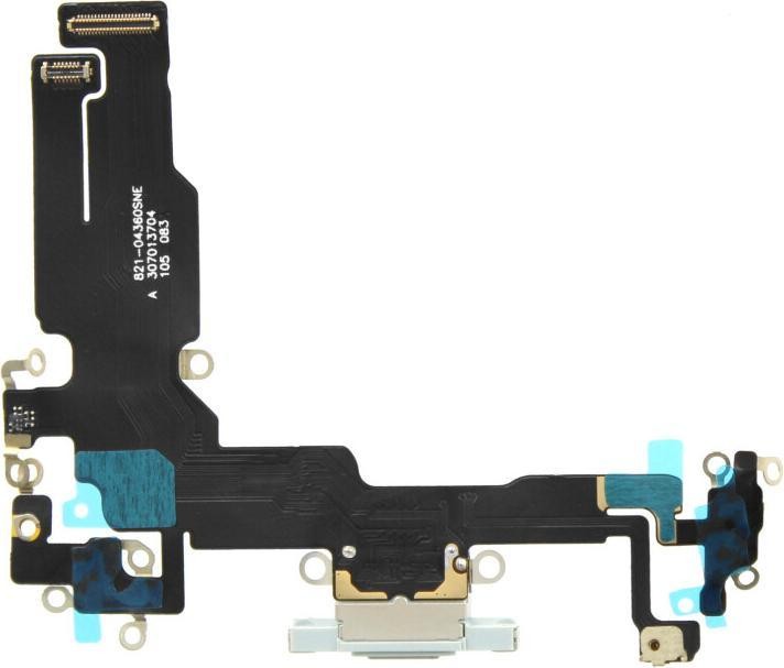 Flex jaoks iPhone 15 jaoks charging connector koos microphone Sinine original (used Grade A)
