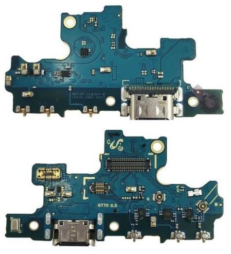 Flex Samsung G770F S10 Lite jaoks plugin, microphone, headphone connector original (used Grade A)