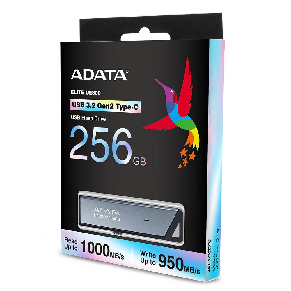 USB-C mälupulk ADATA 256GB hõbedane