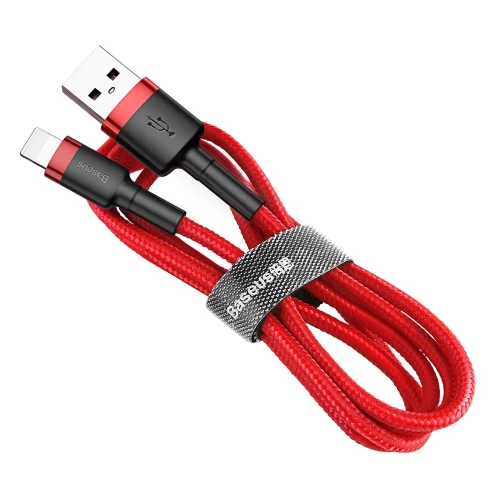 USB Kaabel Baseus "Cafule" punane "Lightning" 100cm