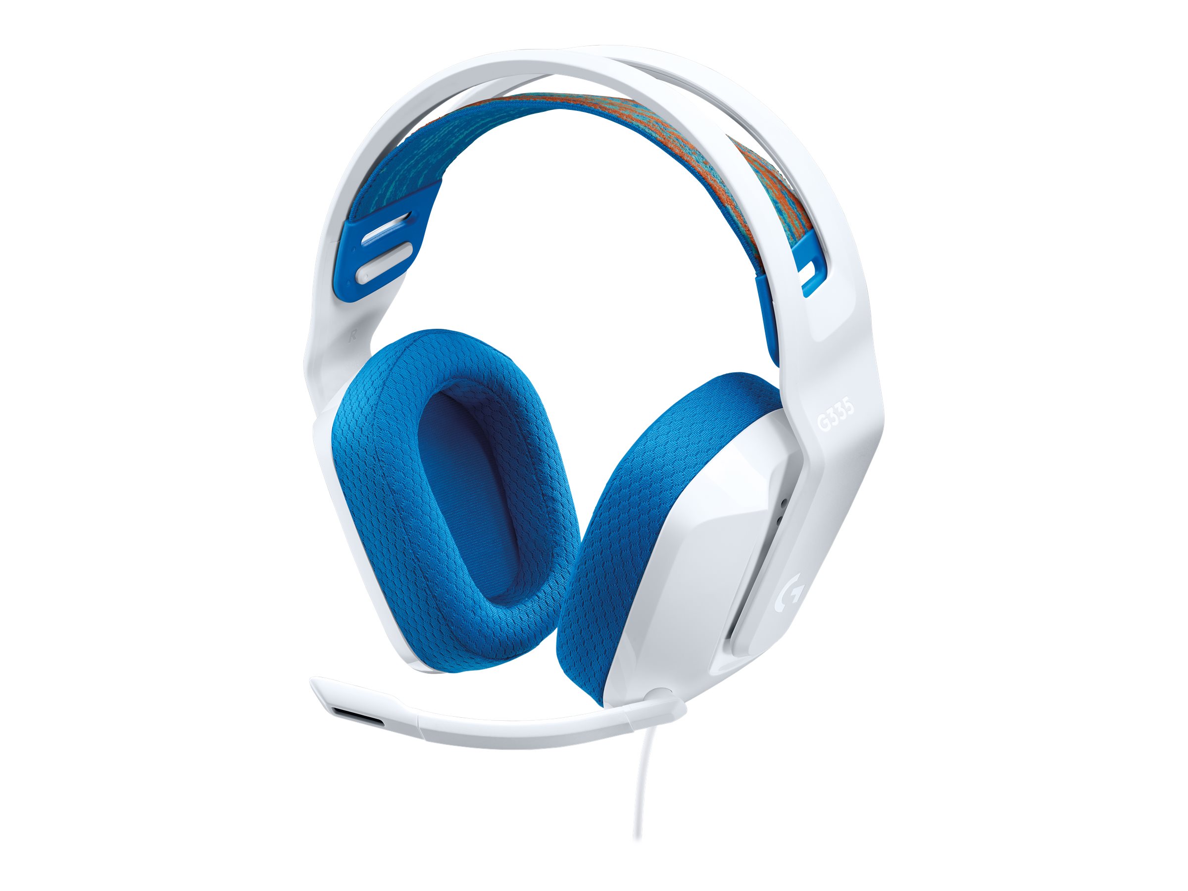 Logitech G335 juhtmega mängu kõrvaklapid valge