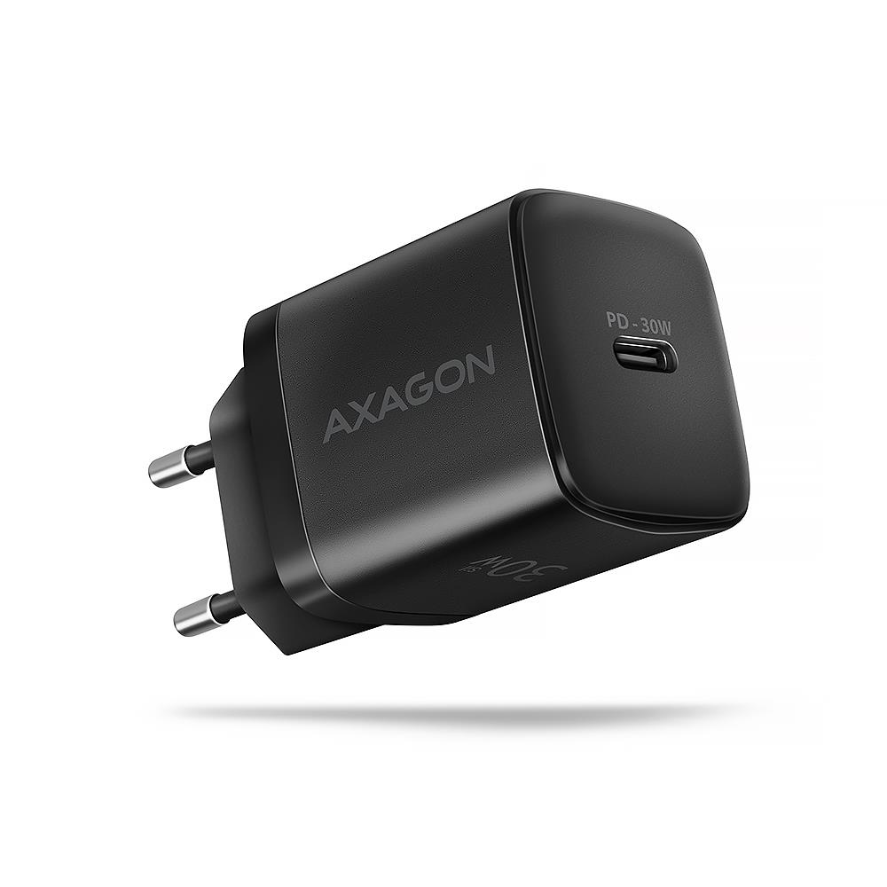 Axagon seina USB-C laadija 30W 1 port must ACU-PD30