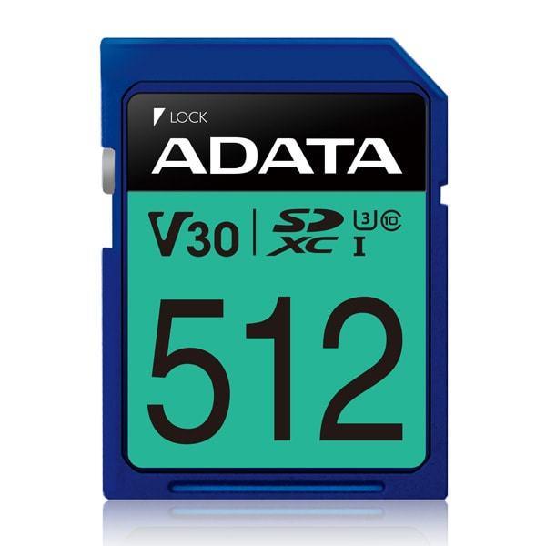 SDXC mälukaart ADATA 512GB V30