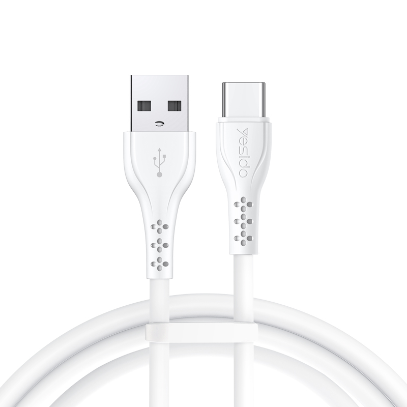 YESIDO kaabel CA71 18W USB/Type-C 1 m, 3A, valge (20 tk)