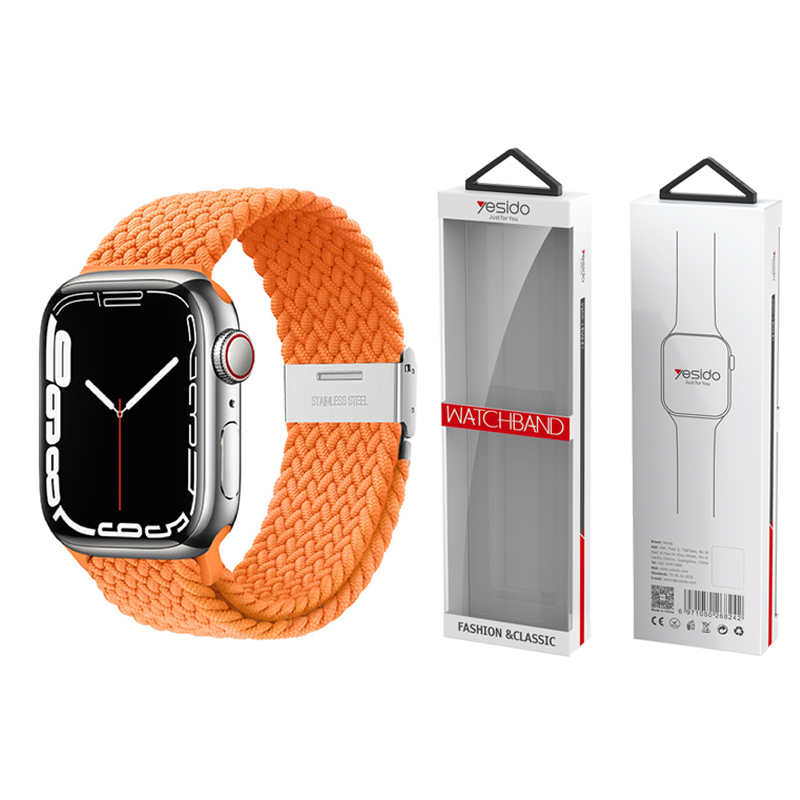 YESIDO WB23 Apple Watch punutud rihm 38/40/41 oranž