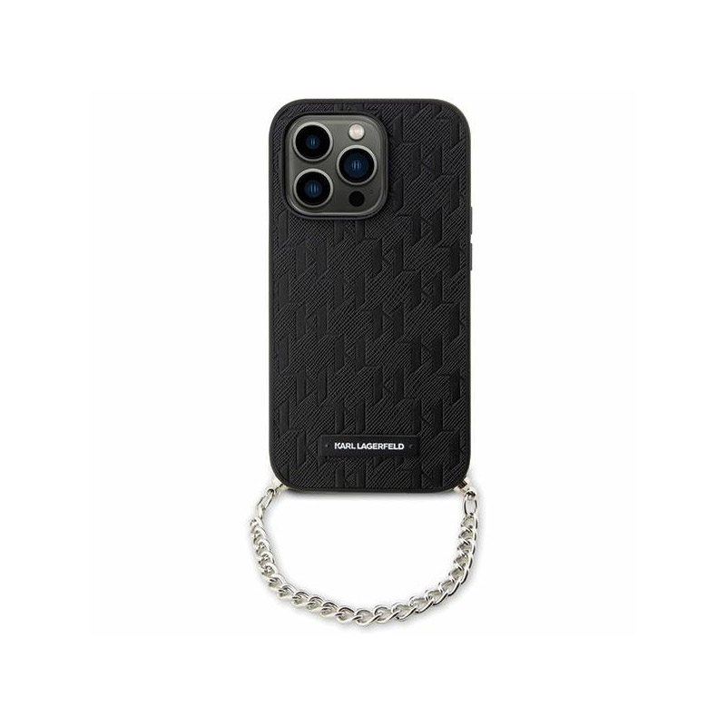 Karl Lagerfeld KLHCP14SSACKLHPK iPhone 14 6.1" must/must hardcase Saffiano Monogram Chain