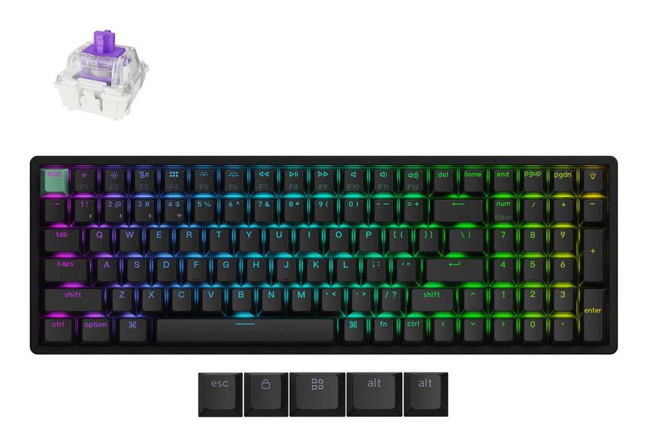 Juhtmevaba klaviatuur KEYCHRON K4 HE Standard Ed. must