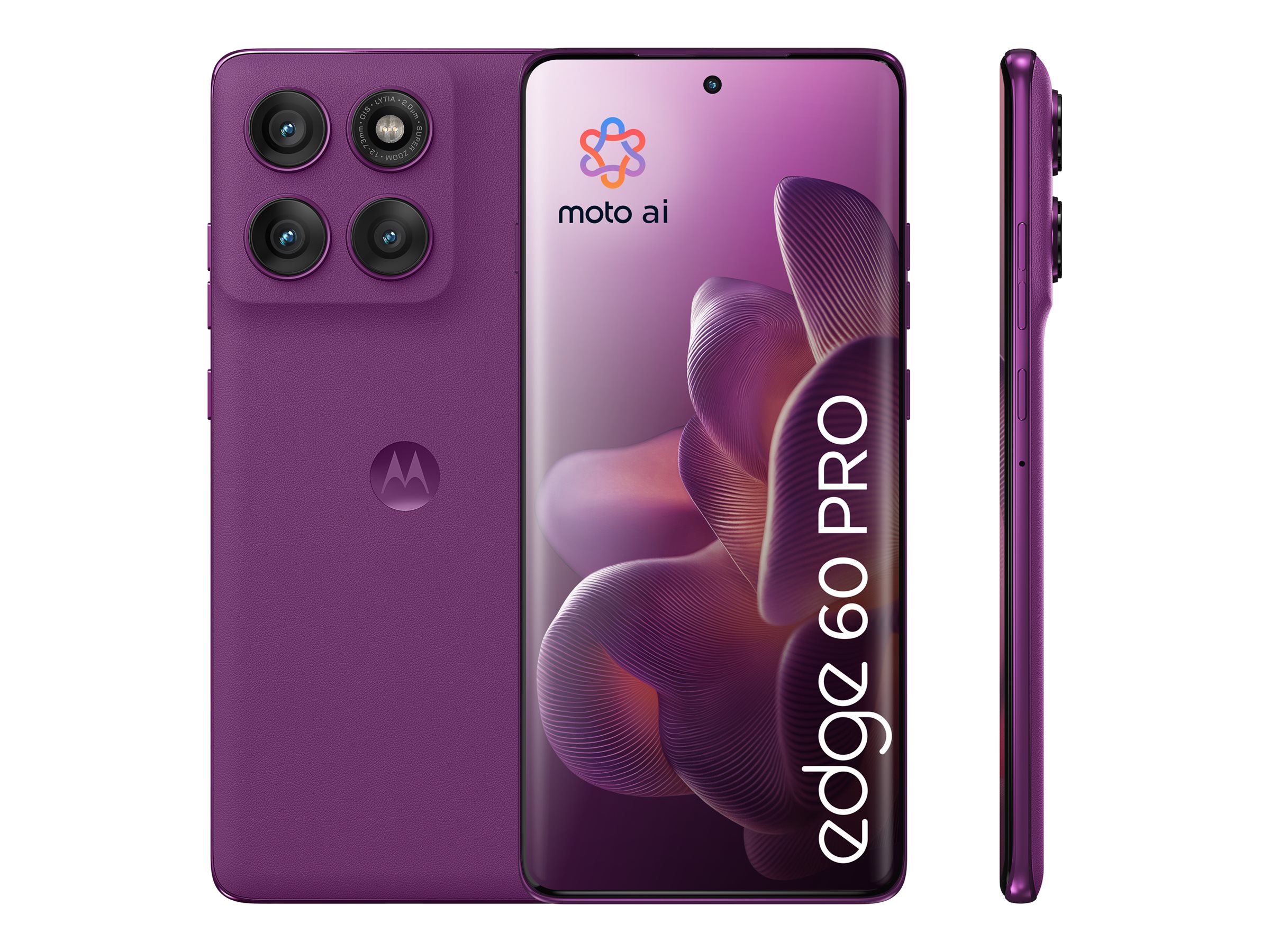 Motorola Edge 60 Pro 12/512GB 6.67" Grape mobiiltelefon