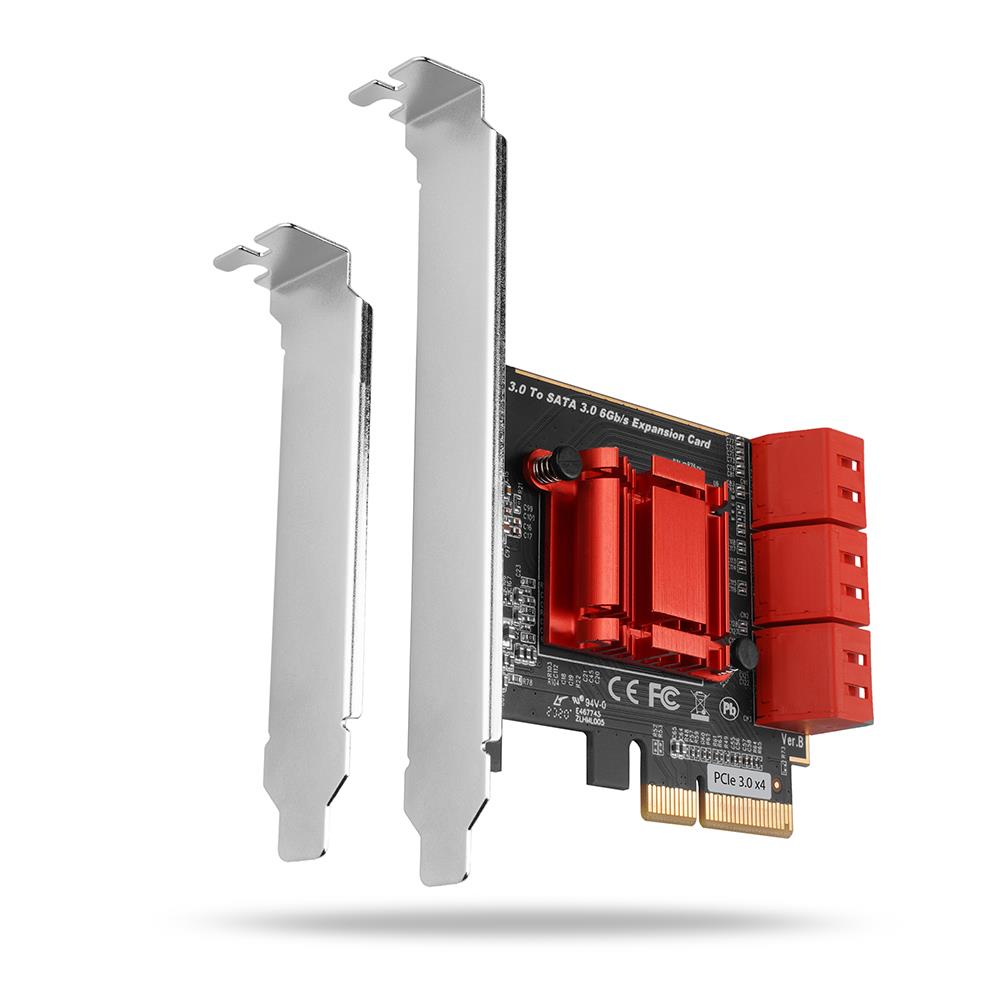 SSD kontroller PCIe 6xSATA 6G PCES-SA6 Axagon