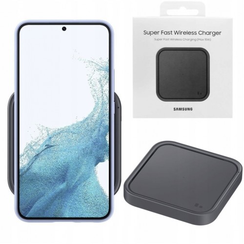 Juhtmevaba laadija Samsung EP-P2400TBEGEU Must 15W (koos laadija ja kaabel) / 100% Genuine /