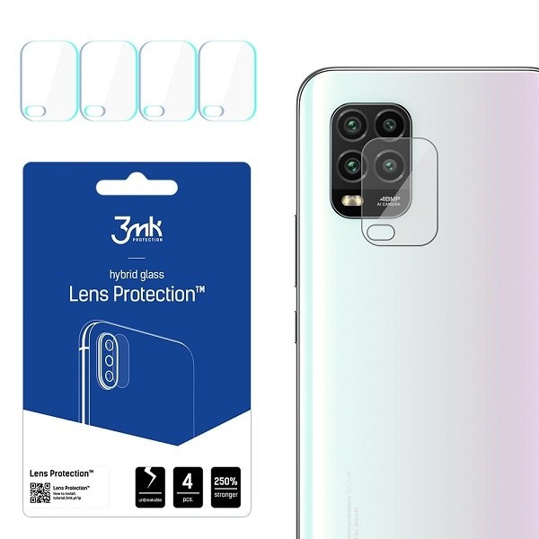 Hübriidklaas 3MK Hübriidklaas kaamera XIAOMI MI 10 LITE 5G kaamerale 4 tk.