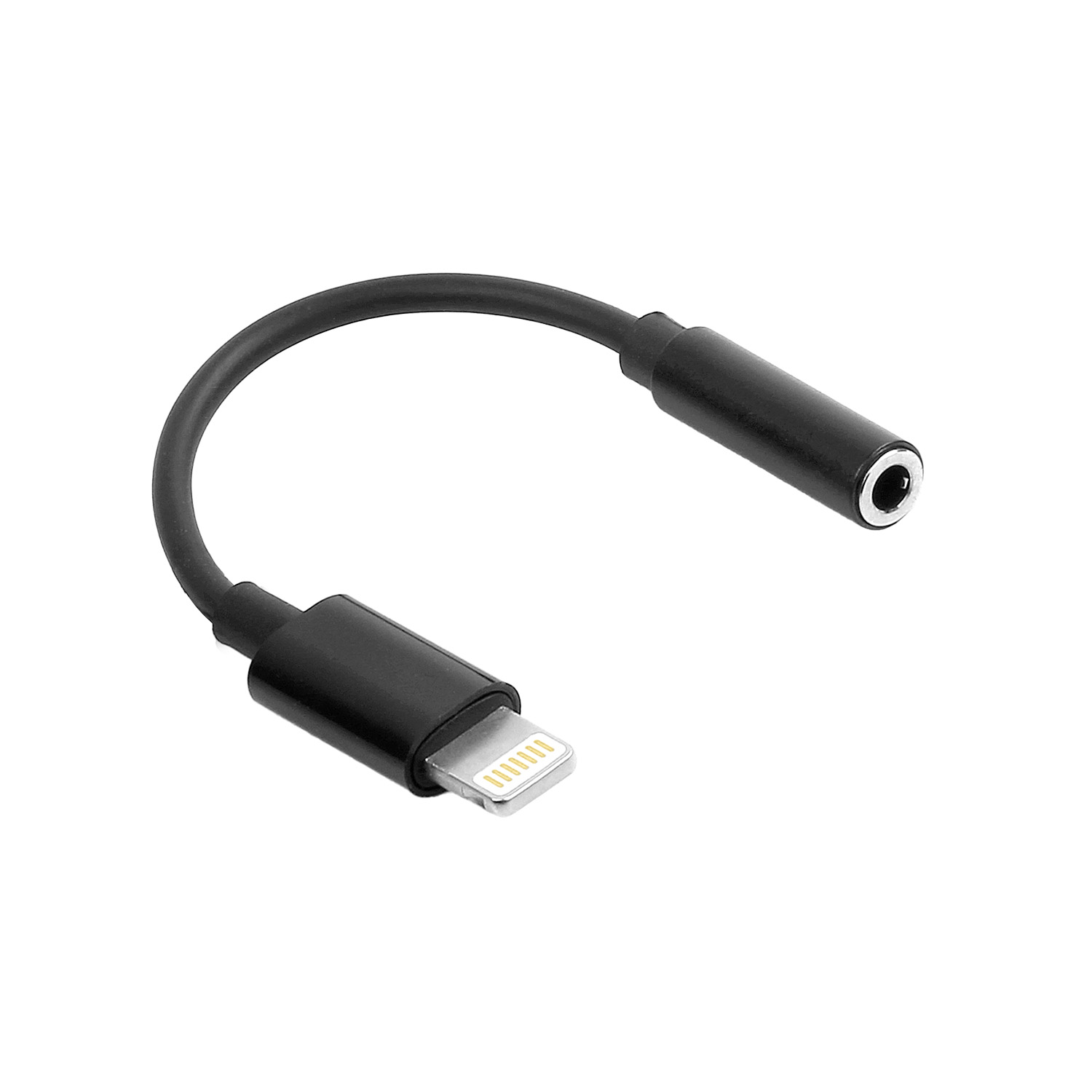 Maxlife heliadapter MXJL-02 jack 3,5 mm kuni Lightning, must