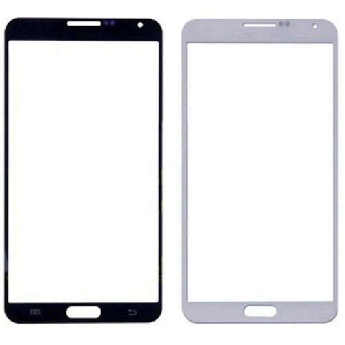 Outer Screen Glass Ühildub Samsung N9005 Note 3 Valge HQ