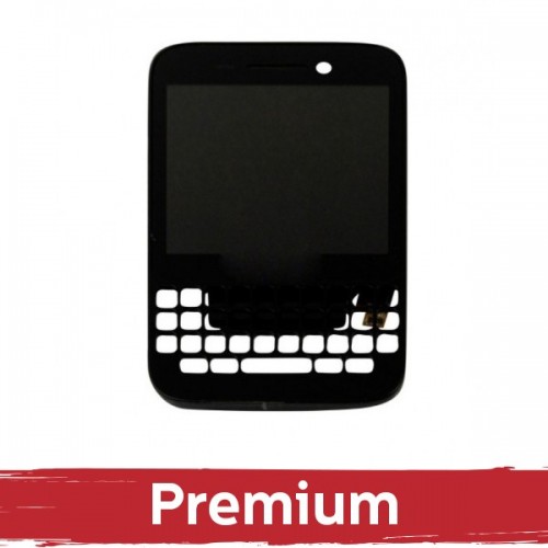LCD Ekraan Ühildub Blackberry Q5 Must koos Frame OEM