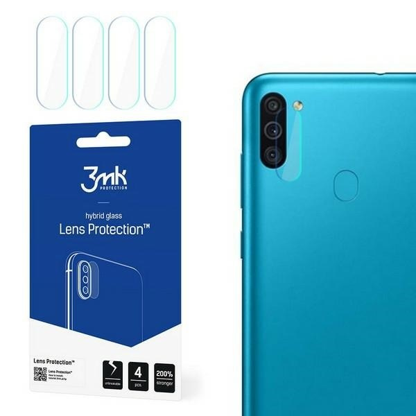 Hübriidklaas 3MK Hübriidklaas kaamera SAMSUNG GALAXY M11 kaamerale 4 tk.