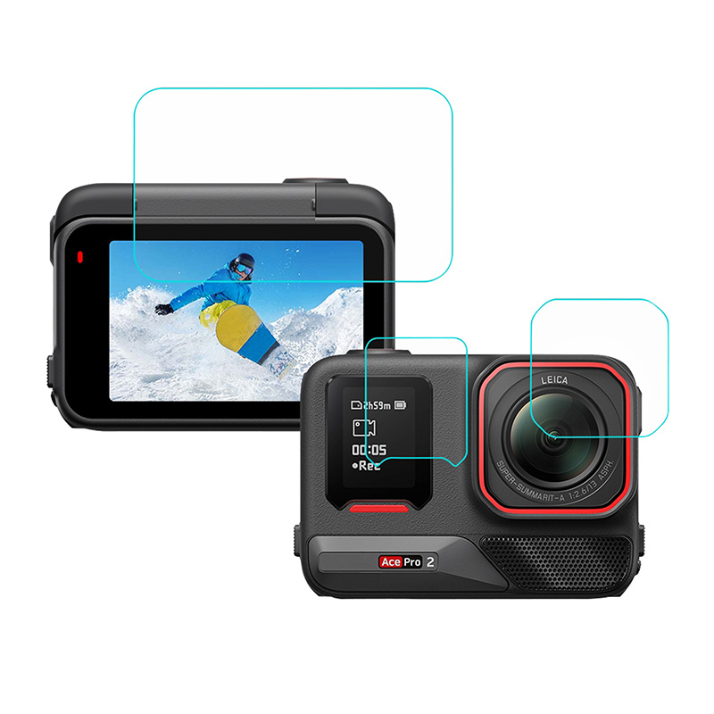 Puluz 3-in-1 kaitsekile Insta 360 Ace Pro 2