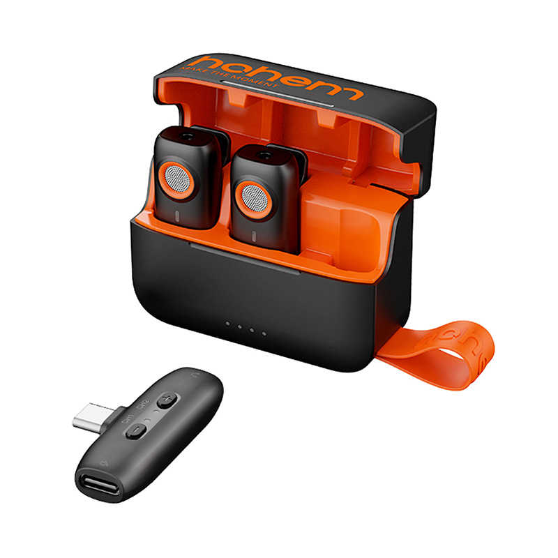 Mikrofon Hohem (2TX + 1RX + laadimisümbris) Type-C