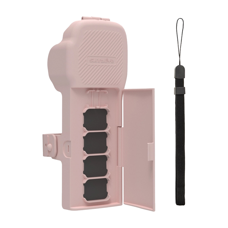 Sunnylife kaitsekest rihmaga ja paelaga Osmo Pocket 3 (roosa)