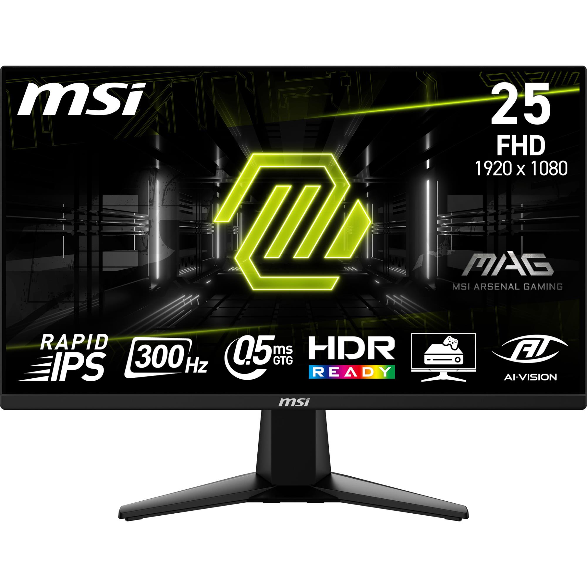 Monitor MSI 24.5" 1920x1080 Full HD LCD lame