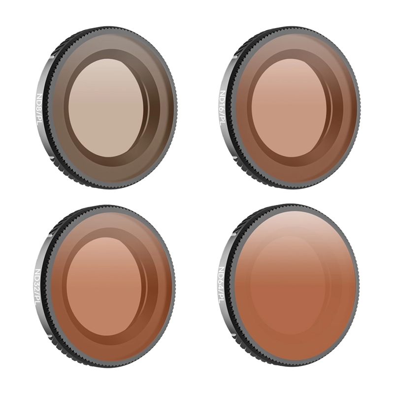 4 Sunnylife filtrite komplekt ND8/PL + ND16/PL + ND32/PL + ND64/PL Osmo Nano