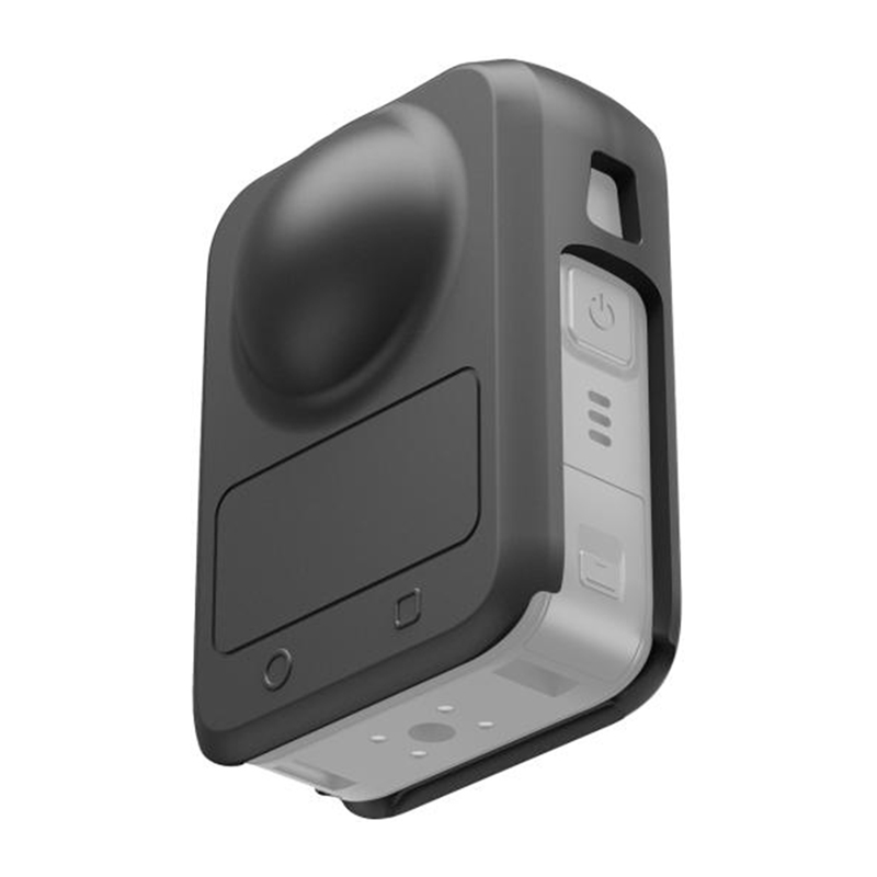Silikoonümbris läätsekatisega PULUZ DJI Osmo 360 (must)