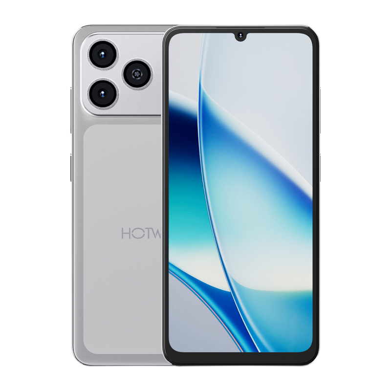 HOTWAV A17 Pro Max nutitelefon (hõbedane)