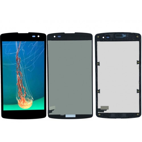 LCD Ekraan Ühildub LG D290n L Fino koos frame Must HQ