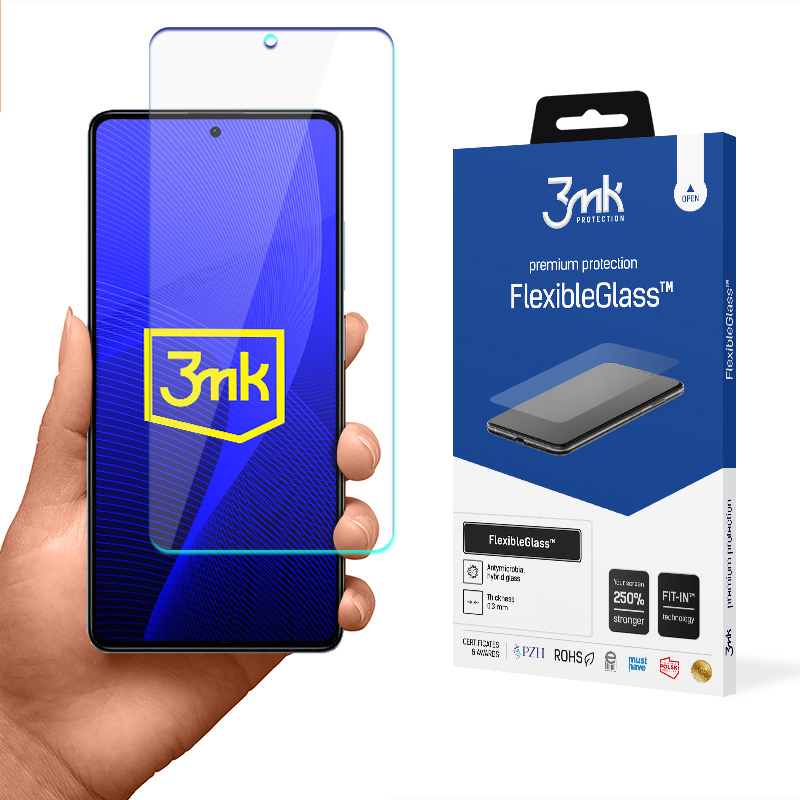 Karastatud klaas jaoks Xiaomi Redmi Note 12 hybrid flexi 7H series 3mk FlexibleGlass