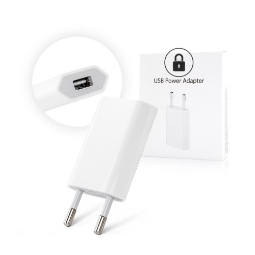 Laadija Apple A1400 Valge 1000mAh 5W (iPhone / iPod) in box original