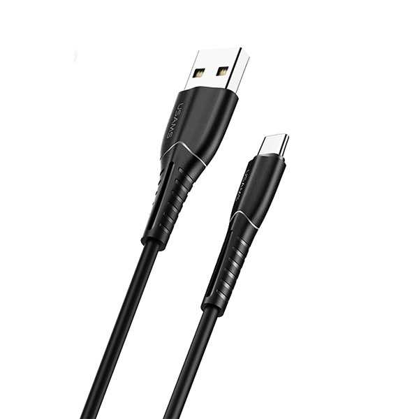 USAMS Kaabel U35 MICROUSB 2A kiirlaadimine 1M must
