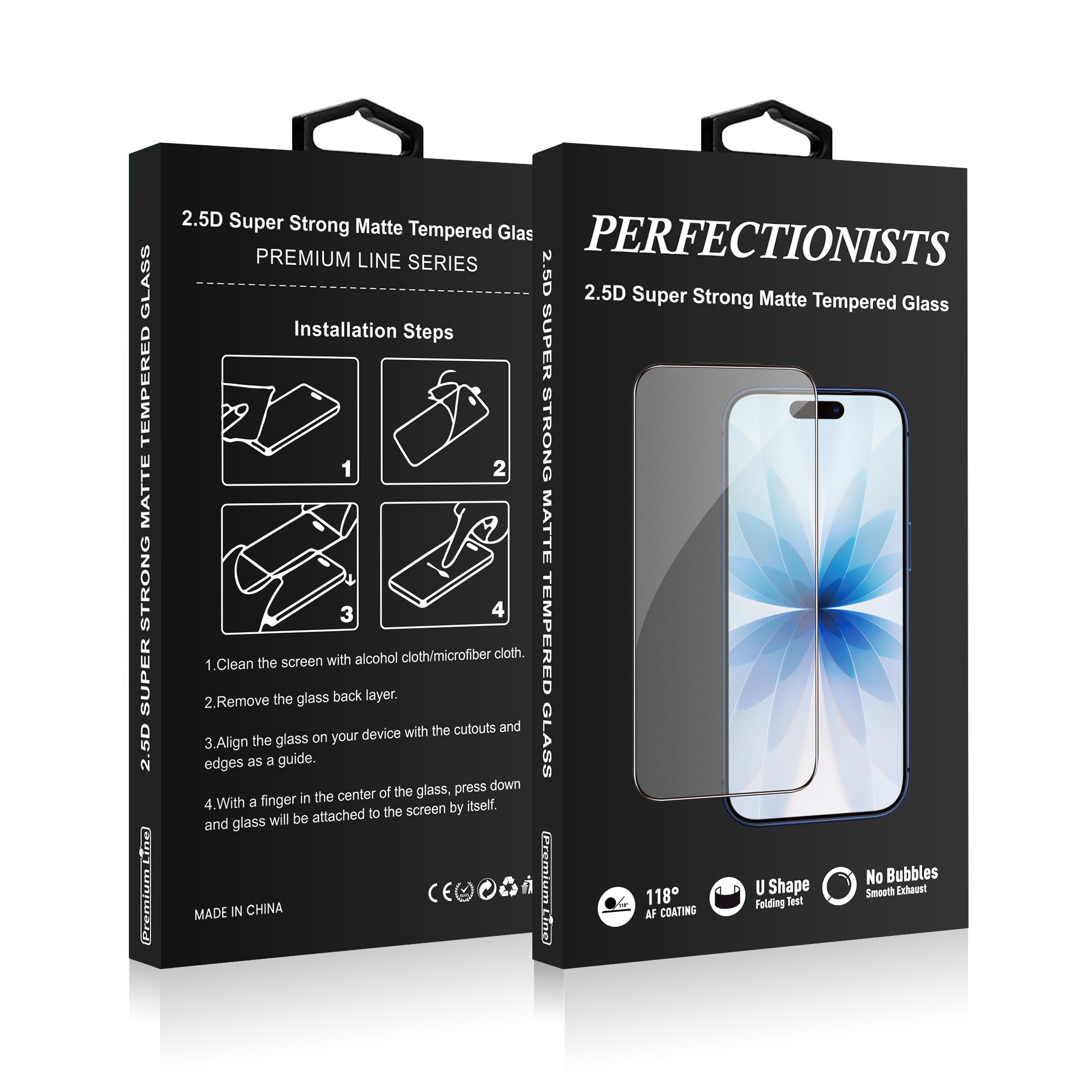 Perfectionists 2.5D Super Strong Matte Tempered Glass Apple iPhone 16 Pro Max must