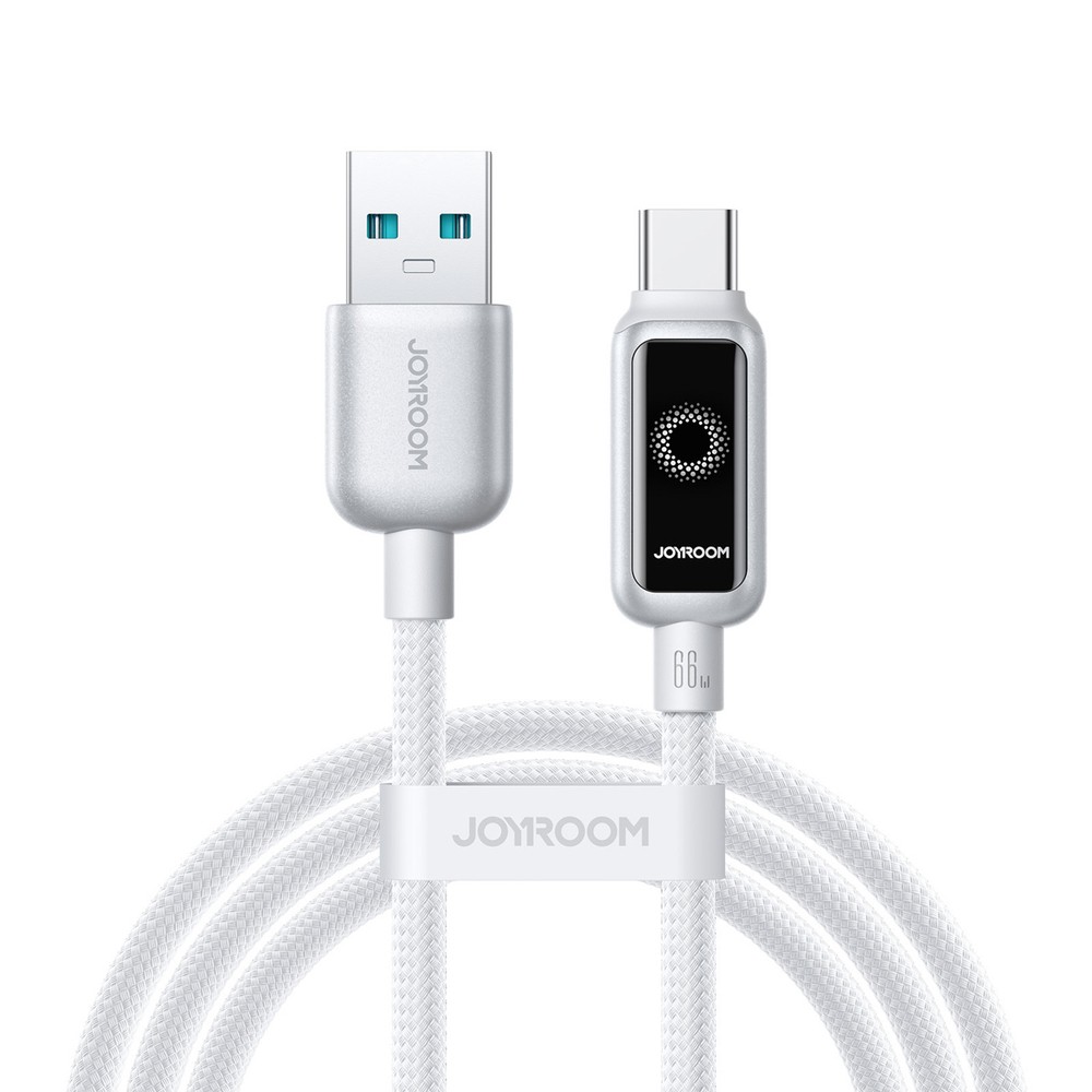 USB-kaabel Joyroom S-A55 USB-A ja USB-C 66W 1.2m valge