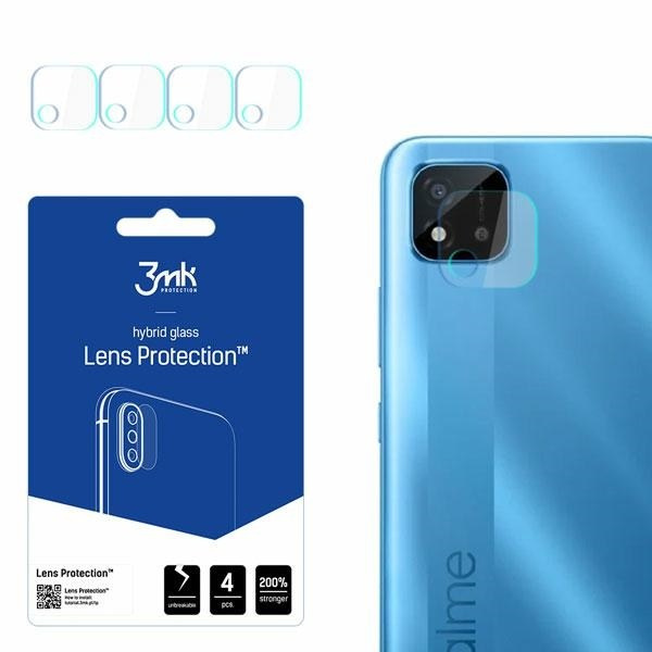 hübriidklaas MK FLEXIBLE GLASS LENS PROTECT REALME C11 2021 kaamerale 4 tk..