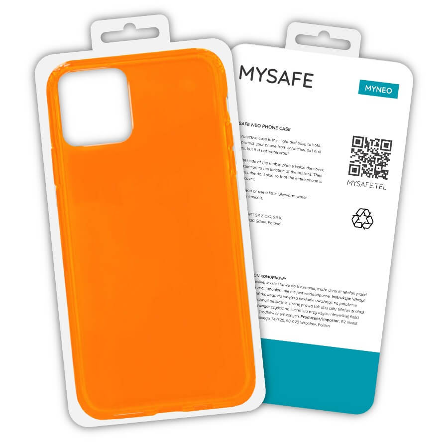 MYSAFE Ümbris NEO IPHONE 13 PRO MAX oranž BOX