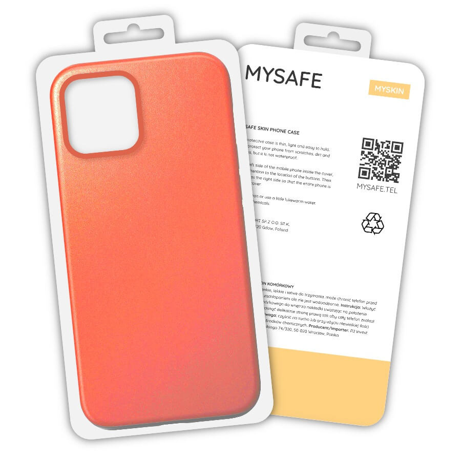 MYSAFE Ümbris SKIN IPHONE 13 PRO MAX oranž BOX