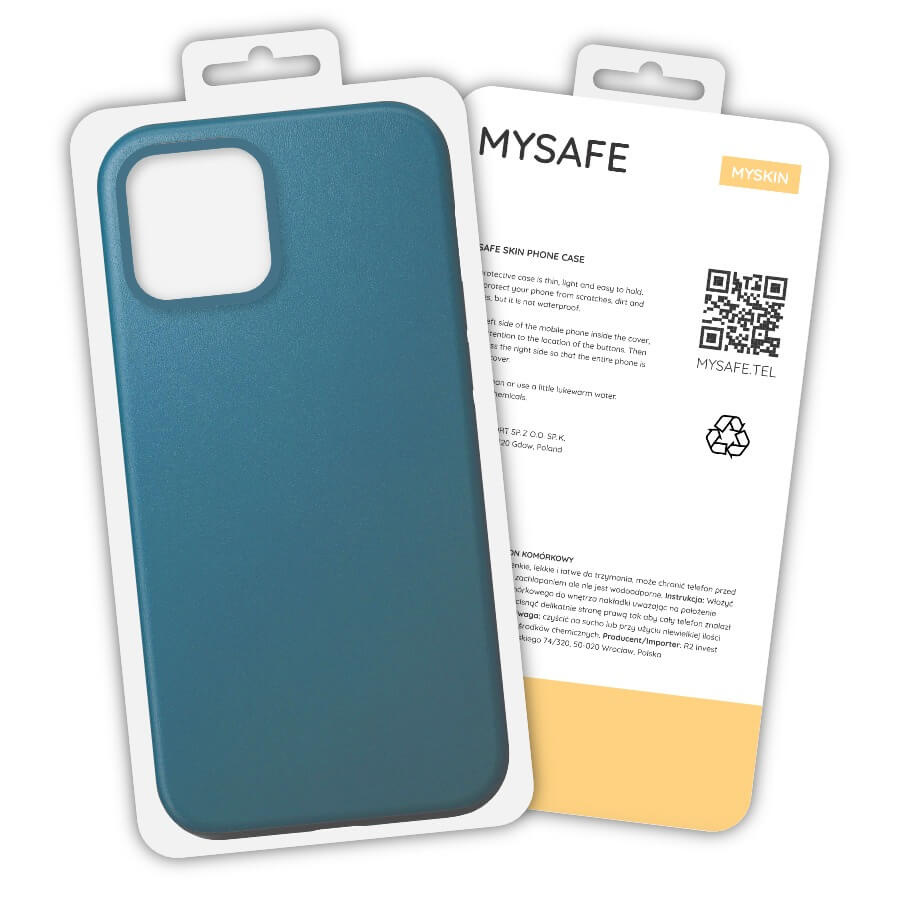 MYSAFE Ümbris SKIN IPHONE 13 PRO MAX sinine BOX