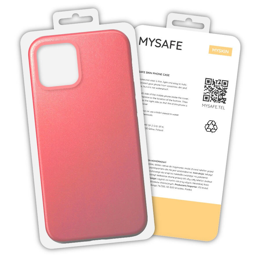 MYSAFE Ümbris SKIN IPHONE 13 PRO MAX korall BOX
