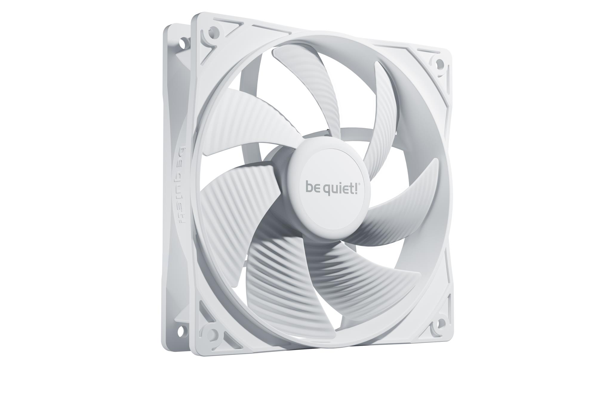 Be Quiet korpuse ventilaator 120mm Pure Wings 3 valge PWM BL110