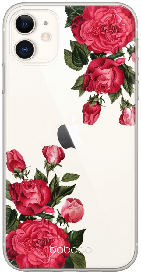 Ümbris trükiga BABACO FLOWERS 007 IPHONE 13 PRO MAX läbipaistev