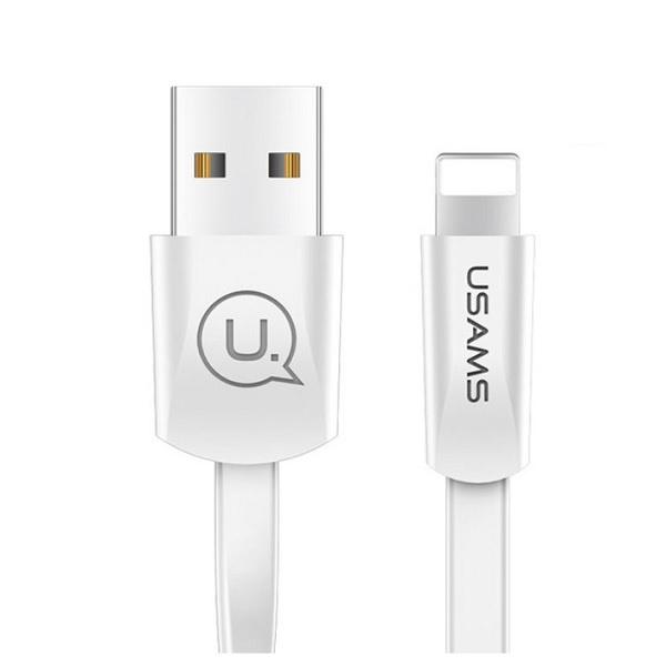 USAMS Kaabel lame U2 LIGHTNING 1,2M valge SJ199IP02 IPHONE 5/6/7/8/X (US-SJ199)