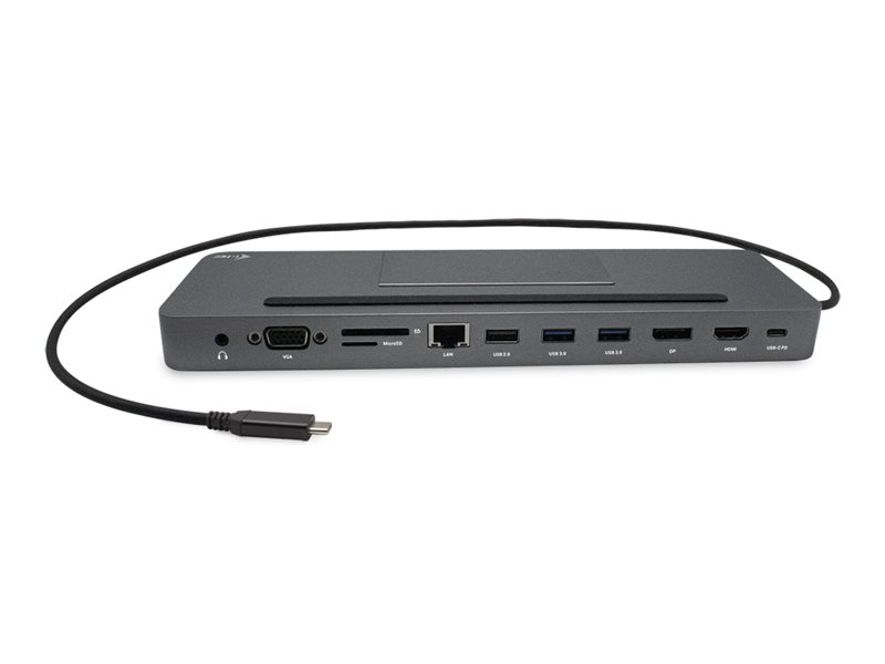 I-TEC USB-C Metal dokk laadijaga 100W