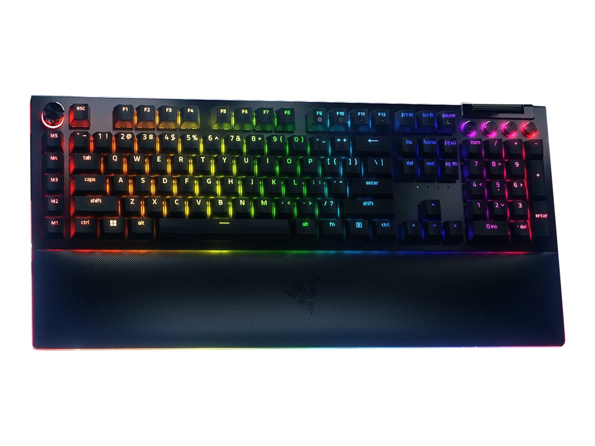 RAZER BlackWidow V4 Pro mänguklaviatuur Yellow