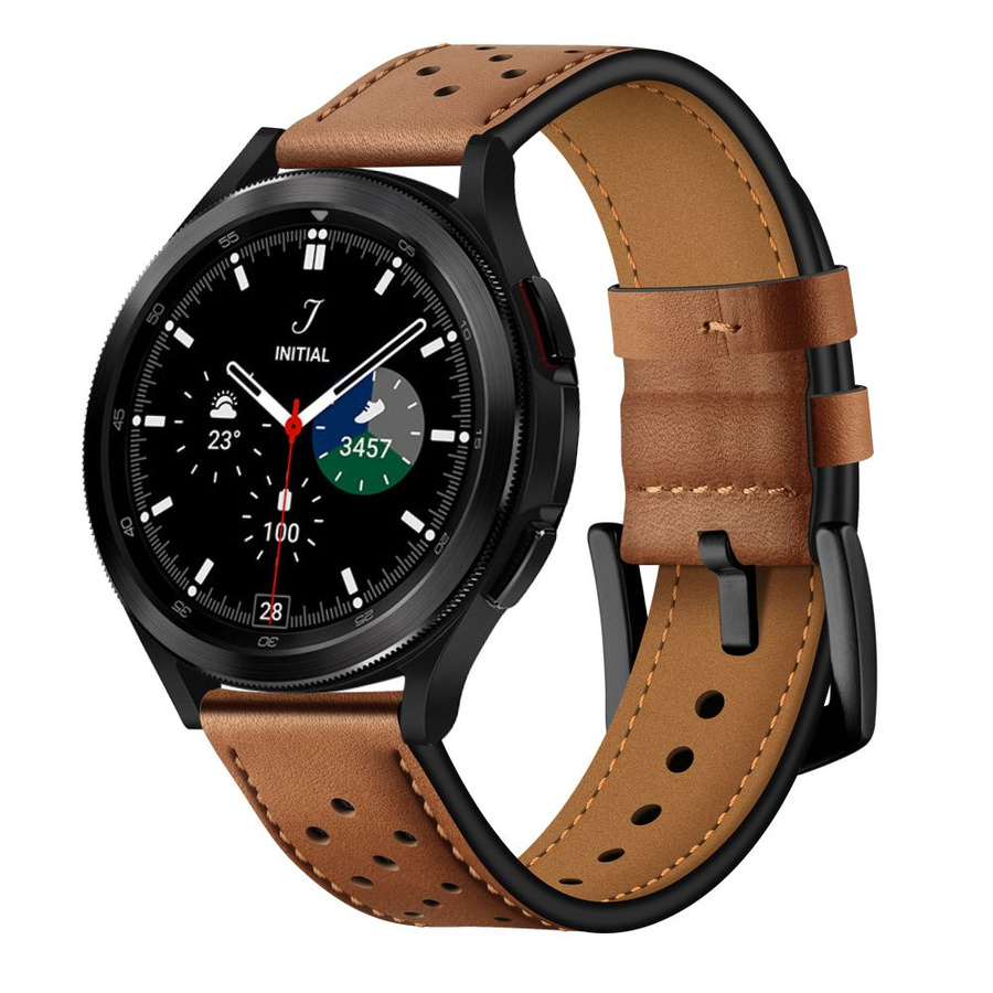 TECH-PROTECT nahast SAMSUNG GALAXY WATCH 4 / 5 / 5 PRO / 6 / 7 / FE pruun