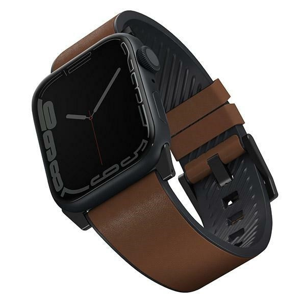Uniq Straden Leather Hybrid rihm Apple Watch 1/2/3/4/5/6/7/8/SE/SE2/Ultra 42/44/45/49mm - pruun