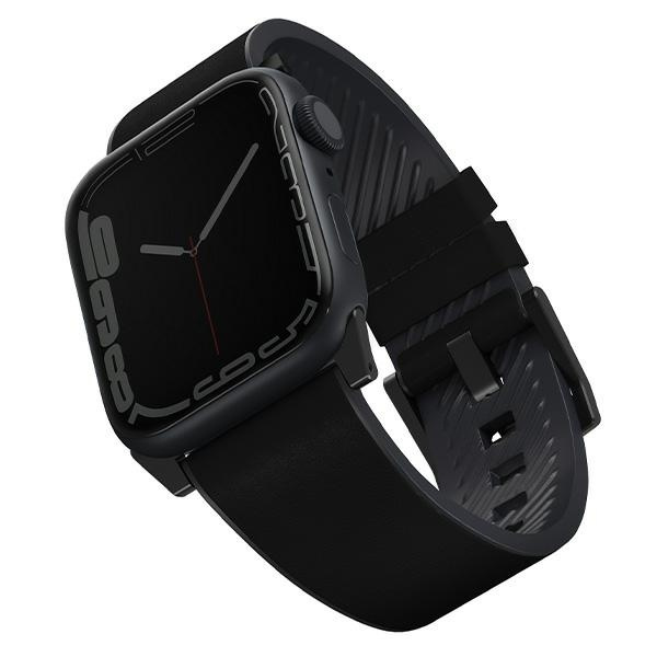 Uniq Straden nahast Hybrid rihm Apple Watch 1/2/3/4/5/6/7/8/SE/SE2/Ultra 42/44/45/49mm - must