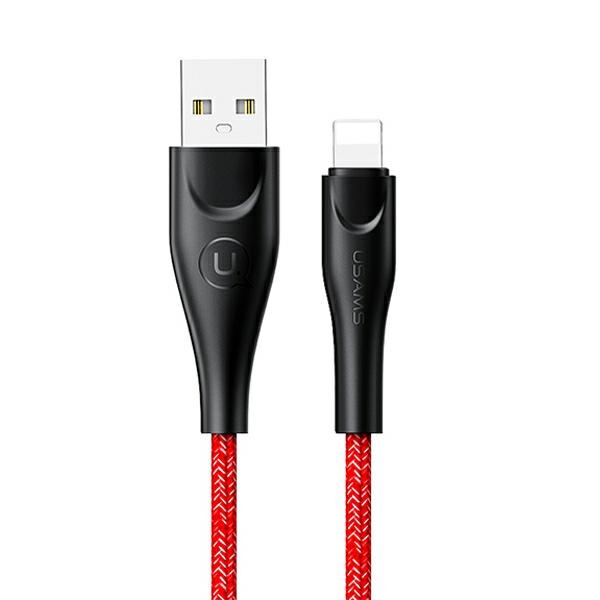 USAMS PUNUTUD KAABEL U41 LIGHTNING/USB FAST CHARGE 1M PUNANE SJ391USB02 (US-SJ391)