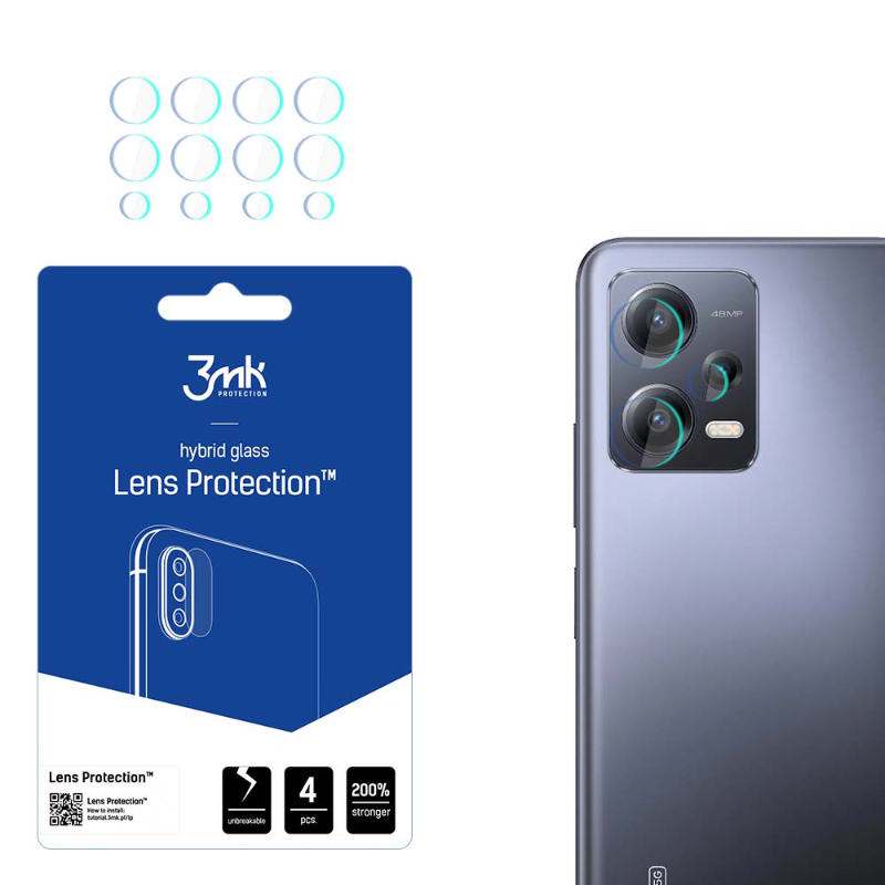 Camera Glass jaoks Xiaomi Redmi Note 12 Pro+ / Note 12 Pro 7H jaoks 3mk Series Lens Protection Lens