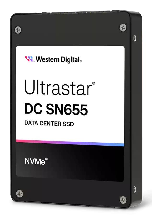 Western Digital Ultrastar DC SN655 SSD ketas 3.84TB PCIe Gen4 NVMe TLC U.3 6800/2600 MB/s